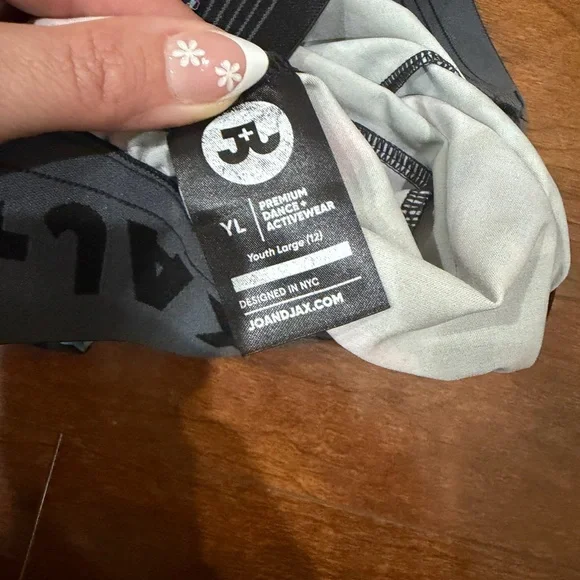 Floral Print Kids Shorts - Black and Multicolor - Picture 4 of 4